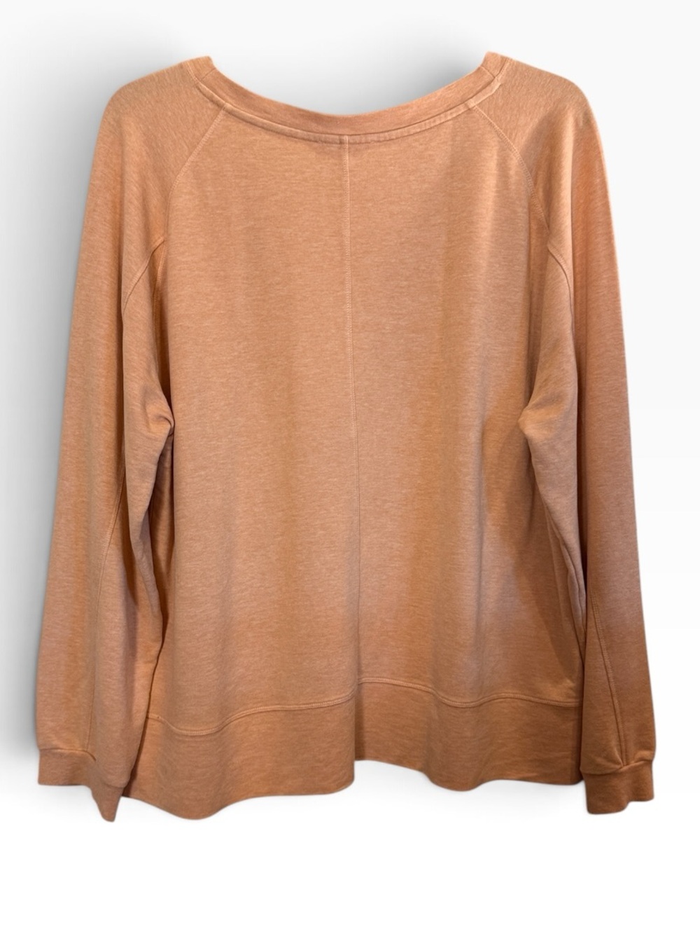 Kettlewell Colours Woman’s Relaxed Peach Casual Crewneck Pullover Sweatshirt L - Picture 5 of 11